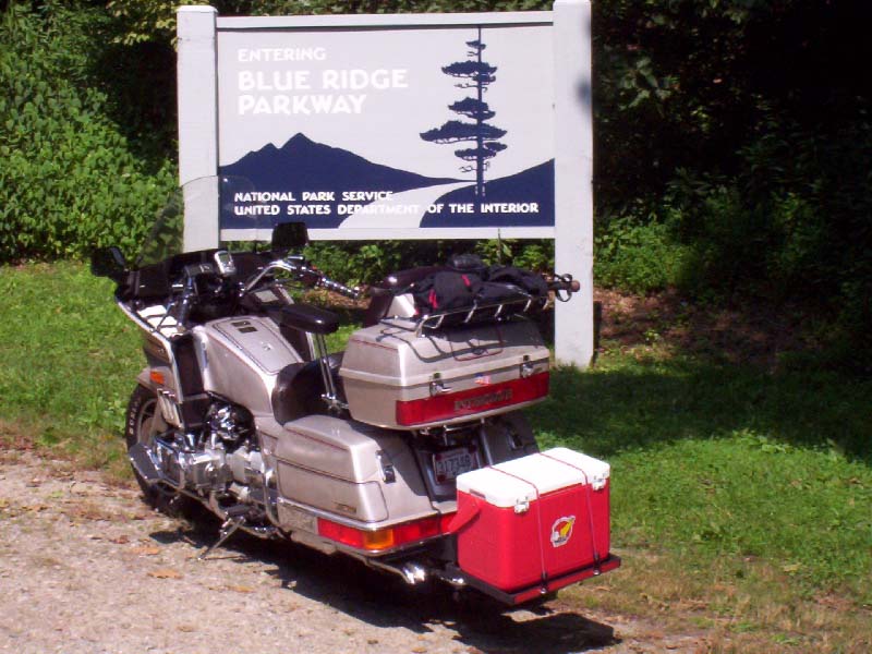 Bike at Blue Ridge Parkway